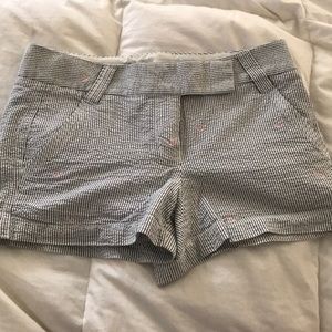 Jcrew seersucker shorts